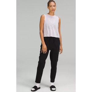 LULULEMON current black Stretch High-Rise 7/8 length pants